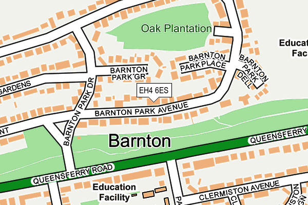 EH4 6ES map - OS OpenMap – Local (Ordnance Survey) EH4 6ES map - OS OpenMap – Local (Ordnance Survey)