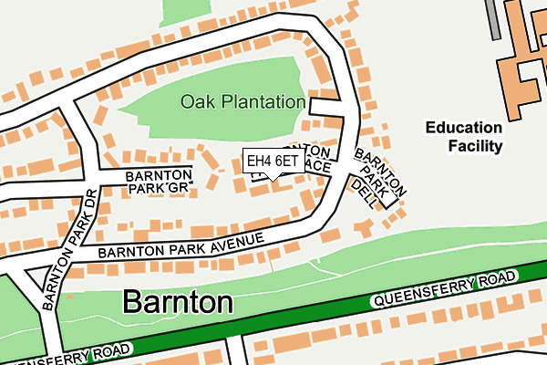 EH4 6ET map - OS OpenMap – Local (Ordnance Survey) EH4 6ET map - OS OpenMap – Local (Ordnance Survey)