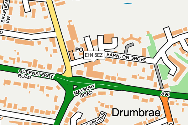 EH4 6EZ map - OS OpenMap – Local (Ordnance Survey) EH4 6EZ map - OS OpenMap – Local (Ordnance Survey)