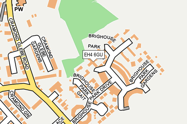 EH4 6GU map - OS OpenMap – Local (Ordnance Survey) EH4 6GU map - OS OpenMap – Local (Ordnance Survey)
