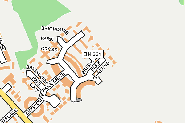 EH4 6GY map - OS OpenMap – Local (Ordnance Survey) EH4 6GY map - OS OpenMap – Local (Ordnance Survey)
