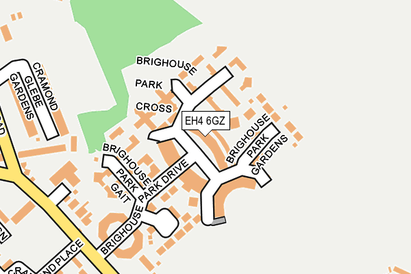 EH4 6GZ map - OS OpenMap – Local (Ordnance Survey) EH4 6GZ map - OS OpenMap – Local (Ordnance Survey)