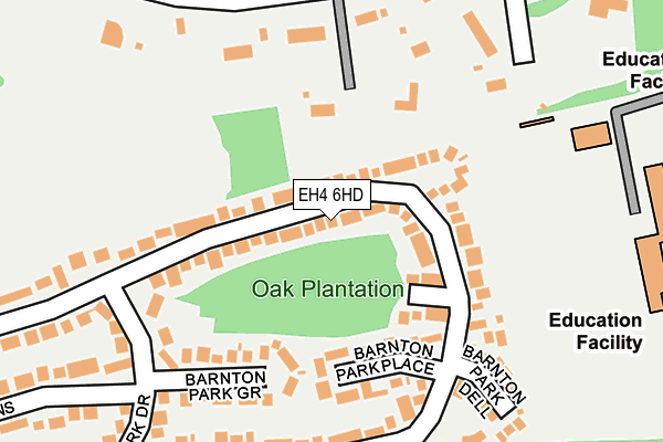 EH4 6HD map - OS OpenMap – Local (Ordnance Survey) EH4 6HD map - OS OpenMap – Local (Ordnance Survey)