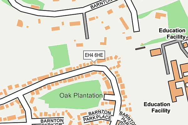 EH4 6HE map - OS OpenMap – Local (Ordnance Survey) EH4 6HE map - OS OpenMap – Local (Ordnance Survey)