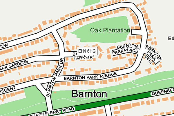EH4 6HG map - OS OpenMap – Local (Ordnance Survey)