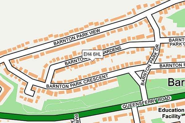 EH4 6HL map - OS OpenMap – Local (Ordnance Survey) EH4 6HL map - OS OpenMap – Local (Ordnance Survey)
