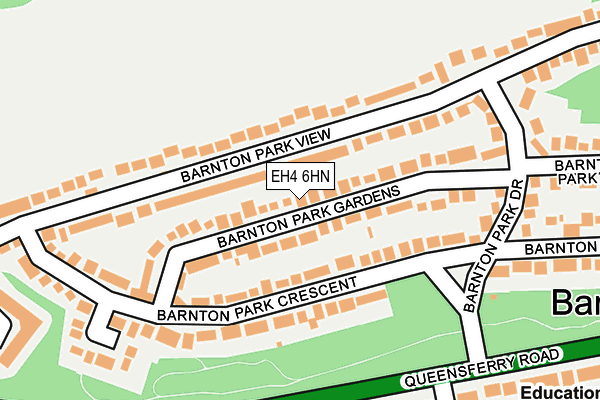 EH4 6HN map - OS OpenMap – Local (Ordnance Survey) EH4 6HN map - OS OpenMap – Local (Ordnance Survey)