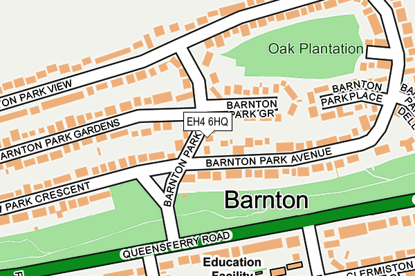 EH4 6HQ map - OS OpenMap – Local (Ordnance Survey) EH4 6HQ map - OS OpenMap – Local (Ordnance Survey)