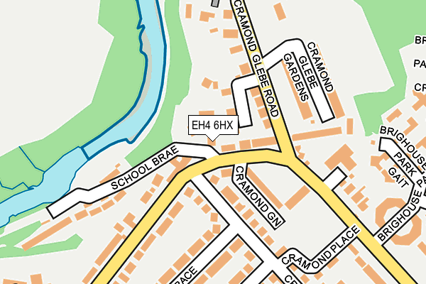 EH4 6HX map - OS OpenMap – Local (Ordnance Survey) EH4 6HX map - OS OpenMap – Local (Ordnance Survey)