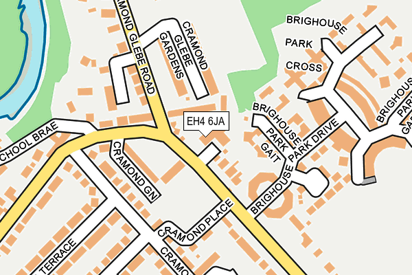 EH4 6JA map - OS OpenMap – Local (Ordnance Survey) EH4 6JA map - OS OpenMap – Local (Ordnance Survey)