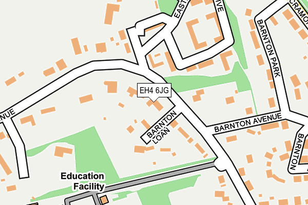 EH4 6JG map - OS OpenMap – Local (Ordnance Survey) EH4 6JG map - OS OpenMap – Local (Ordnance Survey)