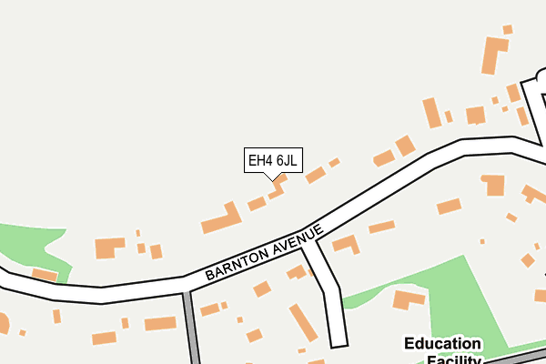 EH4 6JL map - OS OpenMap – Local (Ordnance Survey) EH4 6JL map - OS OpenMap – Local (Ordnance Survey)