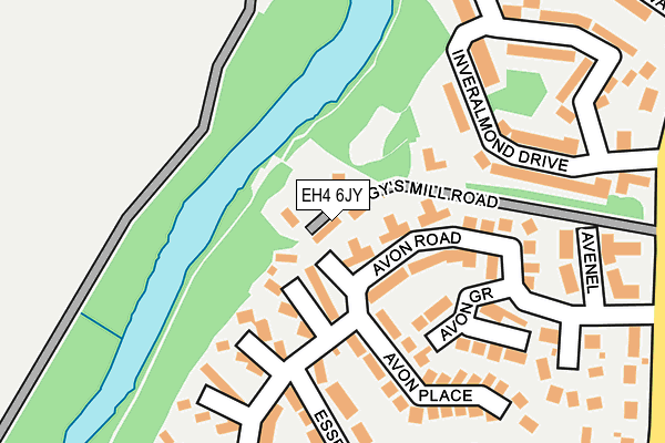 EH4 6JY map - OS OpenMap – Local (Ordnance Survey) EH4 6JY map - OS OpenMap – Local (Ordnance Survey)