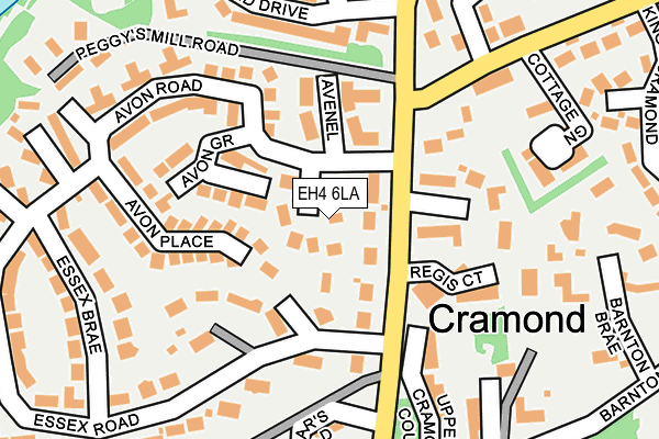 EH4 6LA map - OS OpenMap – Local (Ordnance Survey) EH4 6LA map - OS OpenMap – Local (Ordnance Survey)