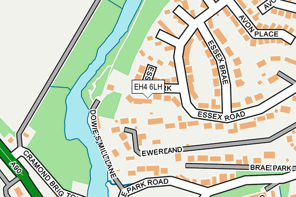 EH4 6LH map - OS OpenMap – Local (Ordnance Survey) EH4 6LH map - OS OpenMap – Local (Ordnance Survey)
