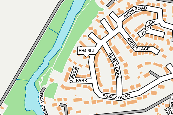 EH4 6LJ map - OS OpenMap – Local (Ordnance Survey) EH4 6LJ map - OS OpenMap – Local (Ordnance Survey)