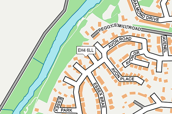 EH4 6LL map - OS OpenMap – Local (Ordnance Survey) EH4 6LL map - OS OpenMap – Local (Ordnance Survey)