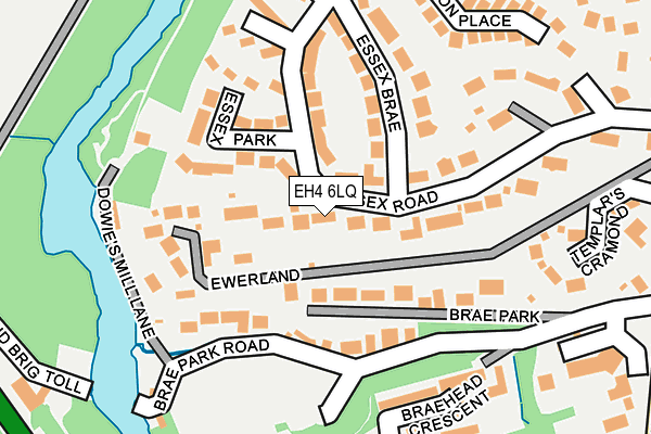 EH4 6LQ map - OS OpenMap – Local (Ordnance Survey) EH4 6LQ map - OS OpenMap – Local (Ordnance Survey)
