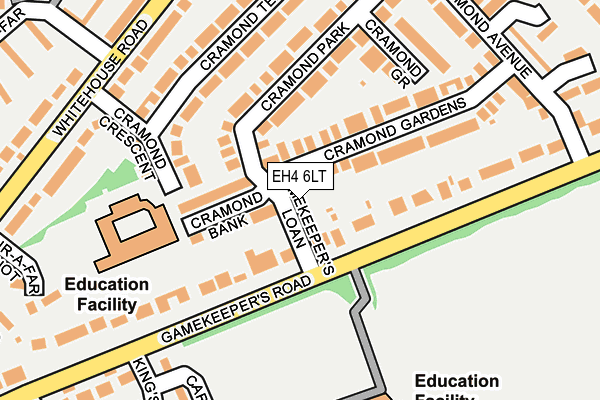 EH4 6LT map - OS OpenMap – Local (Ordnance Survey) EH4 6LT map - OS OpenMap – Local (Ordnance Survey)