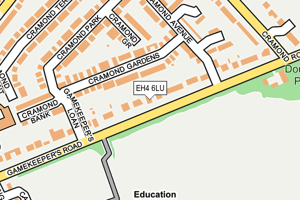 EH4 6LU map - OS OpenMap – Local (Ordnance Survey) EH4 6LU map - OS OpenMap – Local (Ordnance Survey)