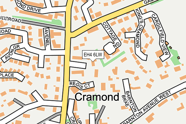 EH4 6LW map - OS OpenMap – Local (Ordnance Survey) EH4 6LW map - OS OpenMap – Local (Ordnance Survey)
