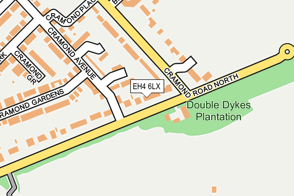 EH4 6LX map - OS OpenMap – Local (Ordnance Survey) EH4 6LX map - OS OpenMap – Local (Ordnance Survey)