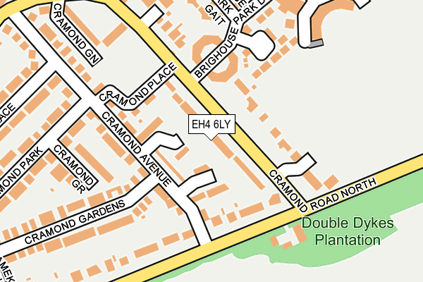 EH4 6LY map - OS OpenMap – Local (Ordnance Survey) EH4 6LY map - OS OpenMap – Local (Ordnance Survey)