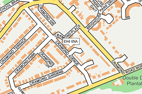 EH4 6NA map - OS OpenMap – Local (Ordnance Survey) EH4 6NA map - OS OpenMap – Local (Ordnance Survey)