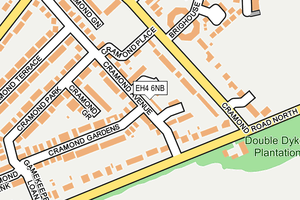 EH4 6NB map - OS OpenMap – Local (Ordnance Survey) EH4 6NB map - OS OpenMap – Local (Ordnance Survey)