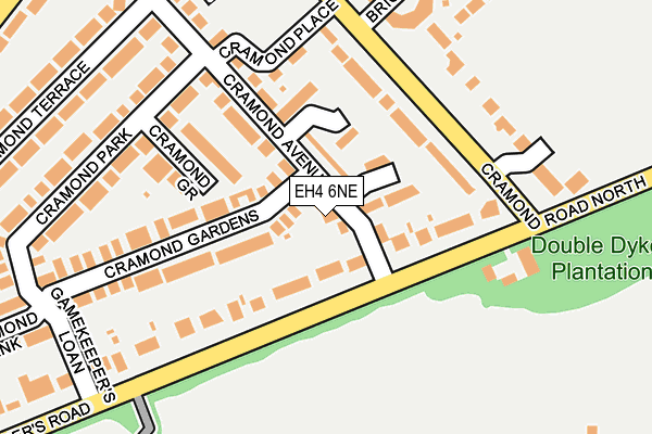EH4 6NE map - OS OpenMap – Local (Ordnance Survey) EH4 6NE map - OS OpenMap – Local (Ordnance Survey)