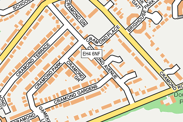 EH4 6NF map - OS OpenMap – Local (Ordnance Survey) EH4 6NF map - OS OpenMap – Local (Ordnance Survey)