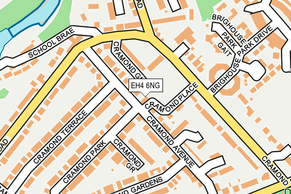 EH4 6NG map - OS OpenMap – Local (Ordnance Survey) EH4 6NG map - OS OpenMap – Local (Ordnance Survey)