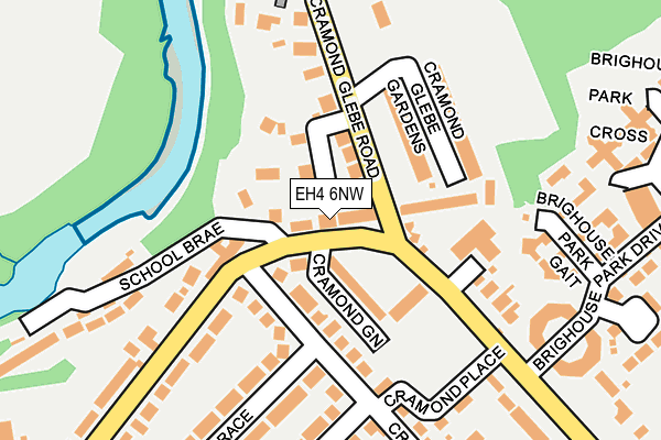 EH4 6NW map - OS OpenMap – Local (Ordnance Survey) EH4 6NW map - OS OpenMap – Local (Ordnance Survey)