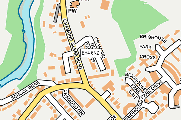 EH4 6NZ map - OS OpenMap – Local (Ordnance Survey) EH4 6NZ map - OS OpenMap – Local (Ordnance Survey)