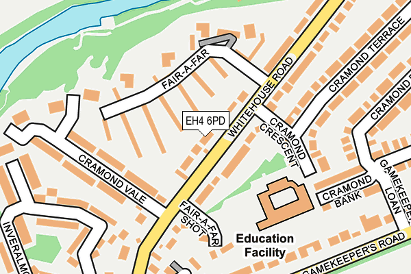 EH4 6PD map - OS OpenMap – Local (Ordnance Survey) EH4 6PD map - OS OpenMap – Local (Ordnance Survey)