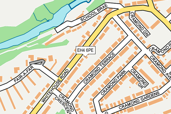 EH4 6PE map - OS OpenMap – Local (Ordnance Survey) EH4 6PE map - OS OpenMap – Local (Ordnance Survey)