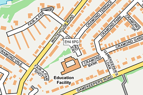 EH4 6PG map - OS OpenMap – Local (Ordnance Survey) EH4 6PG map - OS OpenMap – Local (Ordnance Survey)