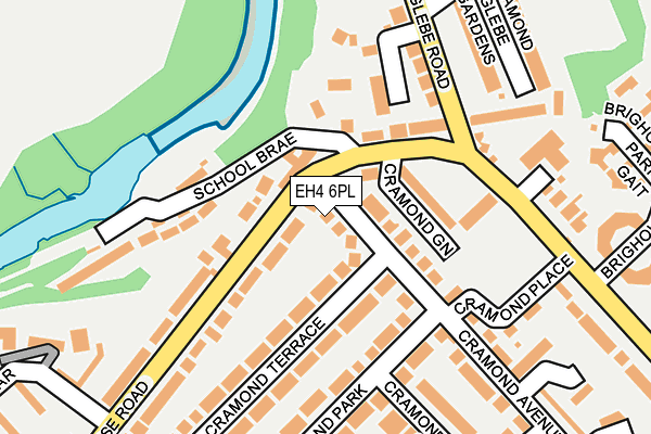 EH4 6PL map - OS OpenMap – Local (Ordnance Survey) EH4 6PL map - OS OpenMap – Local (Ordnance Survey)