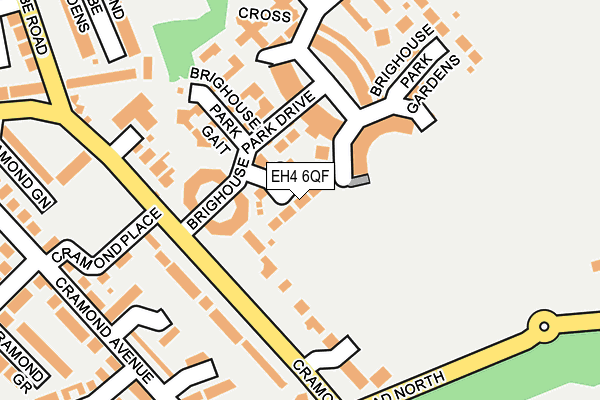 EH4 6QF map - OS OpenMap – Local (Ordnance Survey) EH4 6QF map - OS OpenMap – Local (Ordnance Survey)