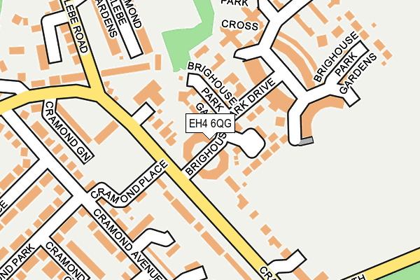 EH4 6QG map - OS OpenMap – Local (Ordnance Survey) EH4 6QG map - OS OpenMap – Local (Ordnance Survey)