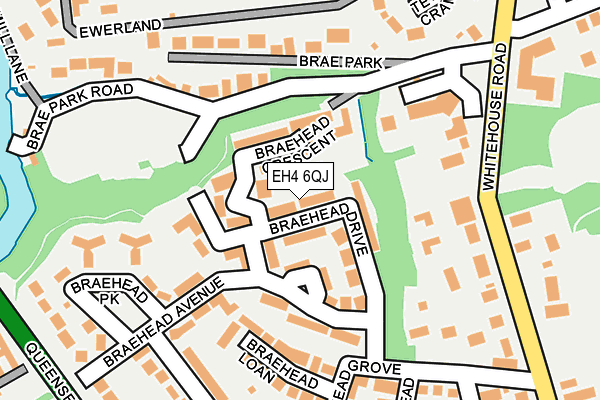 EH4 6QJ map - OS OpenMap – Local (Ordnance Survey) EH4 6QJ map - OS OpenMap – Local (Ordnance Survey)