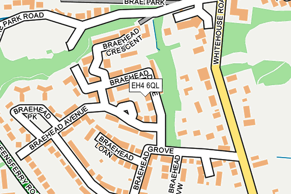EH4 6QL map - OS OpenMap – Local (Ordnance Survey) EH4 6QL map - OS OpenMap – Local (Ordnance Survey)