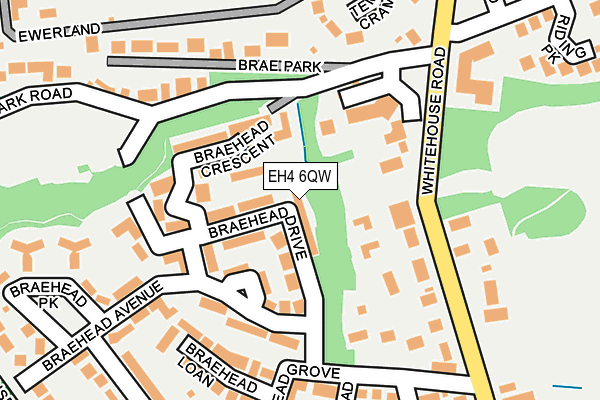 EH4 6QW map - OS OpenMap – Local (Ordnance Survey) EH4 6QW map - OS OpenMap – Local (Ordnance Survey)