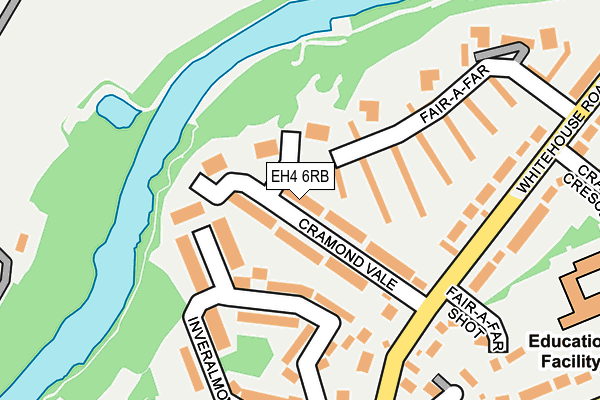 EH4 6RB map - OS OpenMap – Local (Ordnance Survey) EH4 6RB map - OS OpenMap – Local (Ordnance Survey)