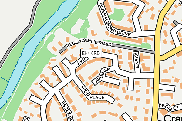 EH4 6RD map - OS OpenMap – Local (Ordnance Survey) EH4 6RD map - OS OpenMap – Local (Ordnance Survey)