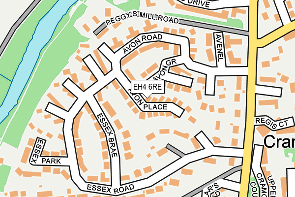 EH4 6RE map - OS OpenMap – Local (Ordnance Survey) EH4 6RE map - OS OpenMap – Local (Ordnance Survey)