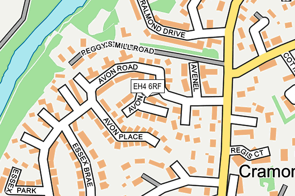 EH4 6RF map - OS OpenMap – Local (Ordnance Survey) EH4 6RF map - OS OpenMap – Local (Ordnance Survey)