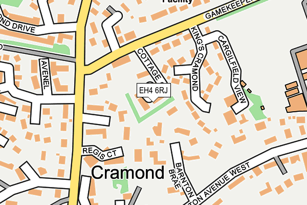 EH4 6RJ map - OS OpenMap – Local (Ordnance Survey) EH4 6RJ map - OS OpenMap – Local (Ordnance Survey)