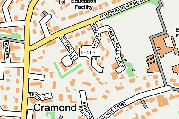 EH4 6RL map - OS OpenMap – Local (Ordnance Survey) EH4 6RL map - OS OpenMap – Local (Ordnance Survey)