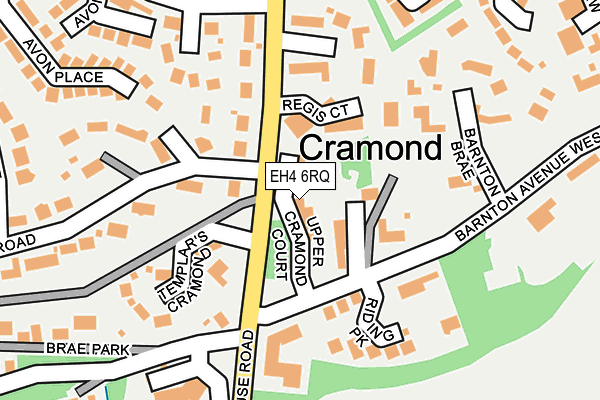 EH4 6RQ map - OS OpenMap – Local (Ordnance Survey)
